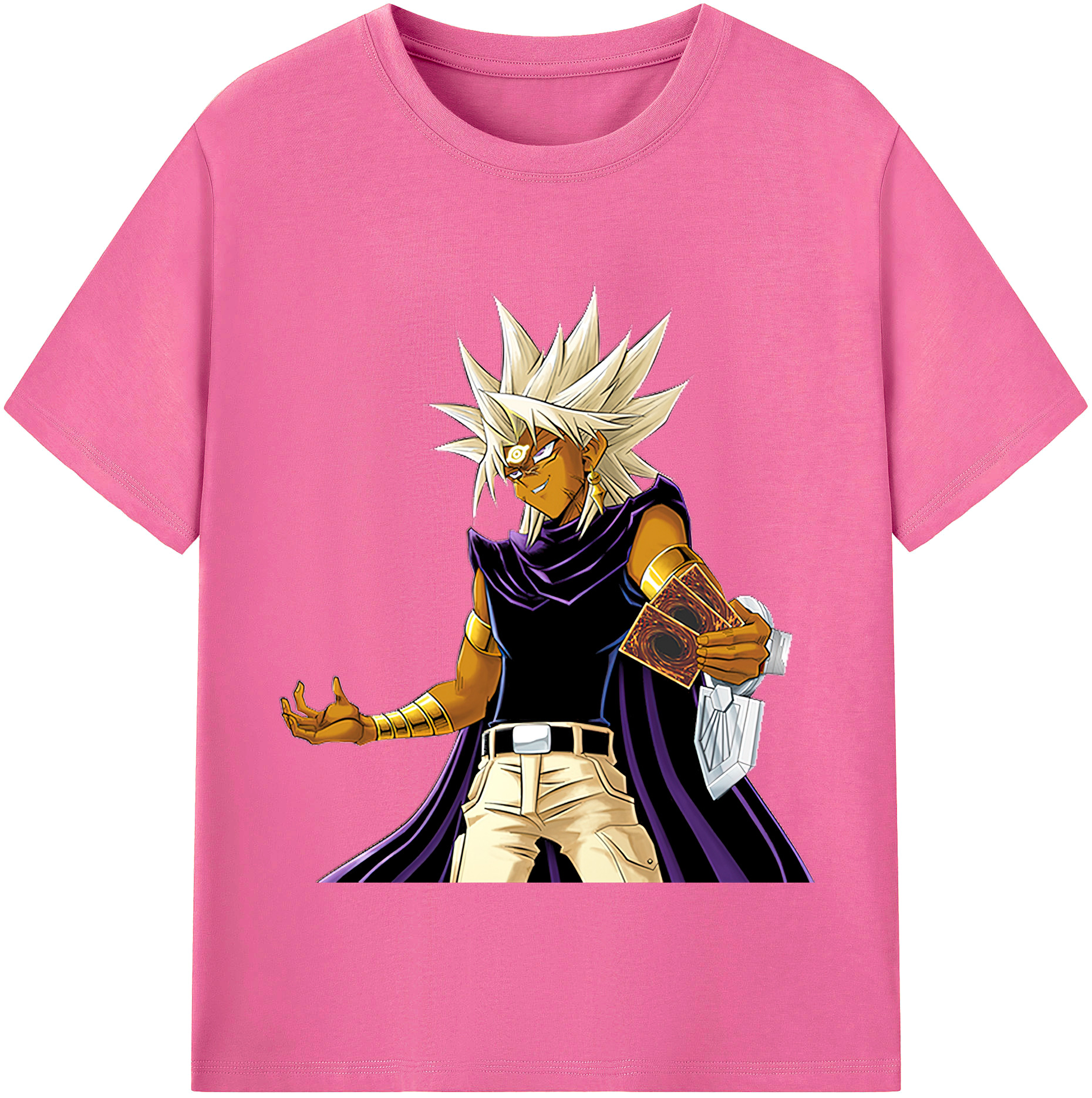 （画像用） 遊☆戯☆王 Yu-Gi-Oh! レディースカジュアルプリントTシャツ（綿100％）